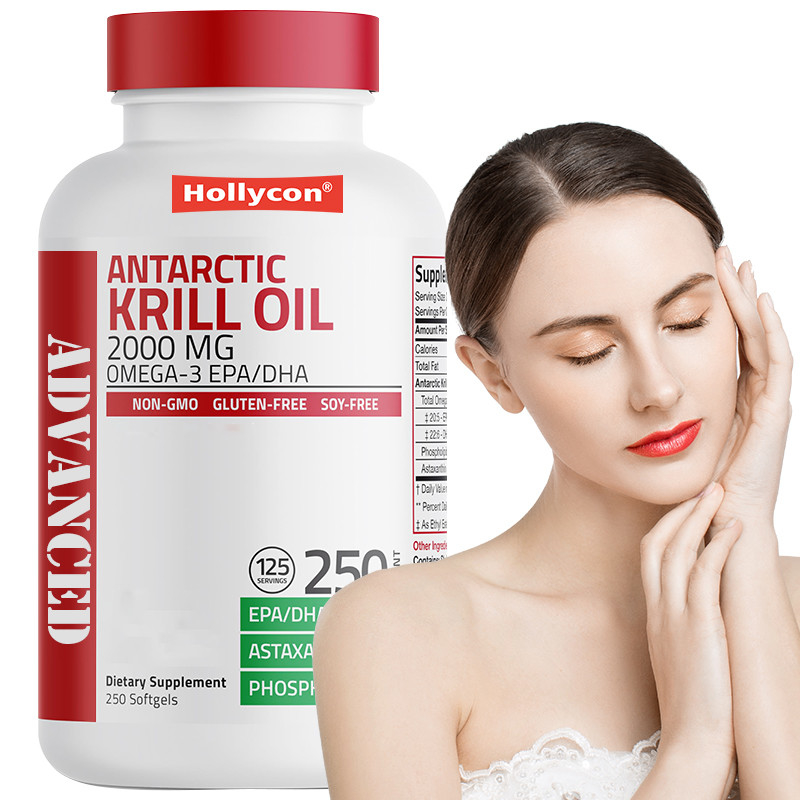 Antarctic Krill Oil For Support Overall Health 2000mg Antarctic Krill Oil Softgels