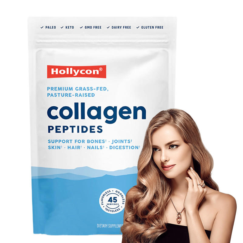 OEM Collagen Peptides Protein Supplement For Bone Support Collagen Peptides Protein Powder