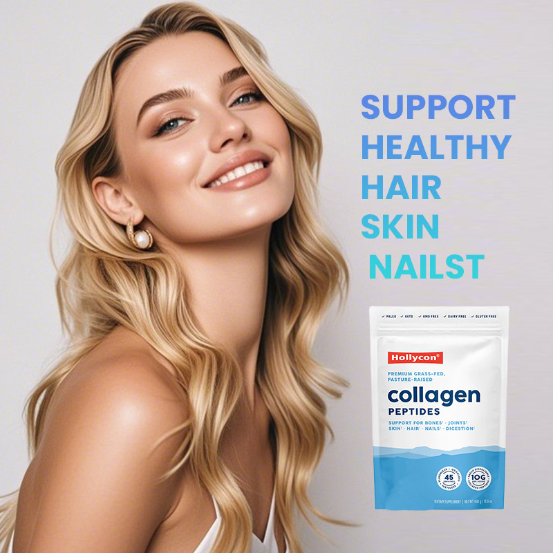 OEM Collagen Peptides Protein Supplement For Bone Support Collagen Peptides Protein Powder