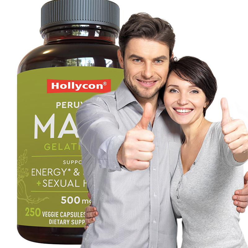 OEM Maca Root Capsules For Men Organic Maca Root  For Mood Support Maca Capsules