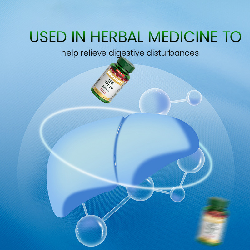 OEM Milk Thistle Softgels For Support Liver Function 1000mg Milk Thistle Softgels