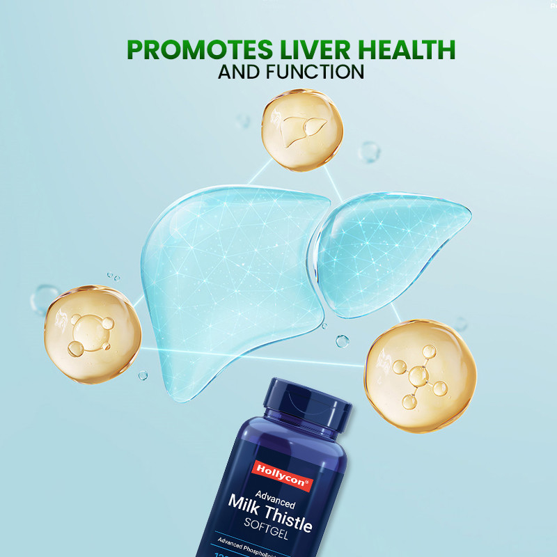 Milk Thistle Supplement For Promote Liver Health Milk Thistle Softgels For Natural Detox