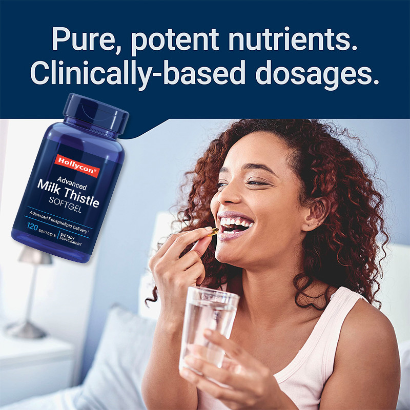 Milk Thistle Supplement For Promote Liver Health Milk Thistle Softgels For Natural Detox