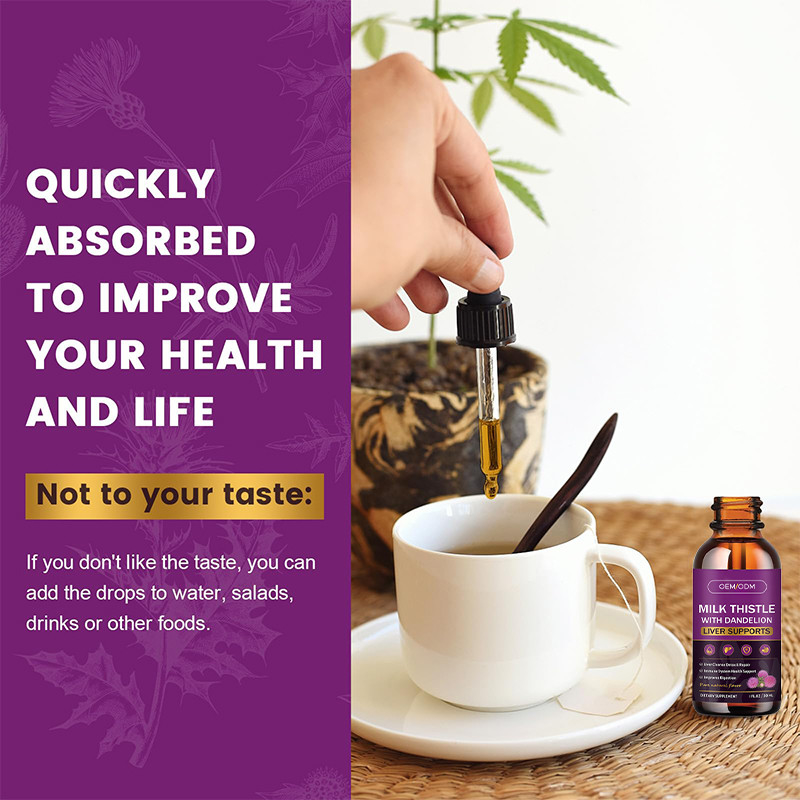 OEM Milk Thistle Oil Organic Milk Thistle Seed For Immune Support Milk Thistle Oil
