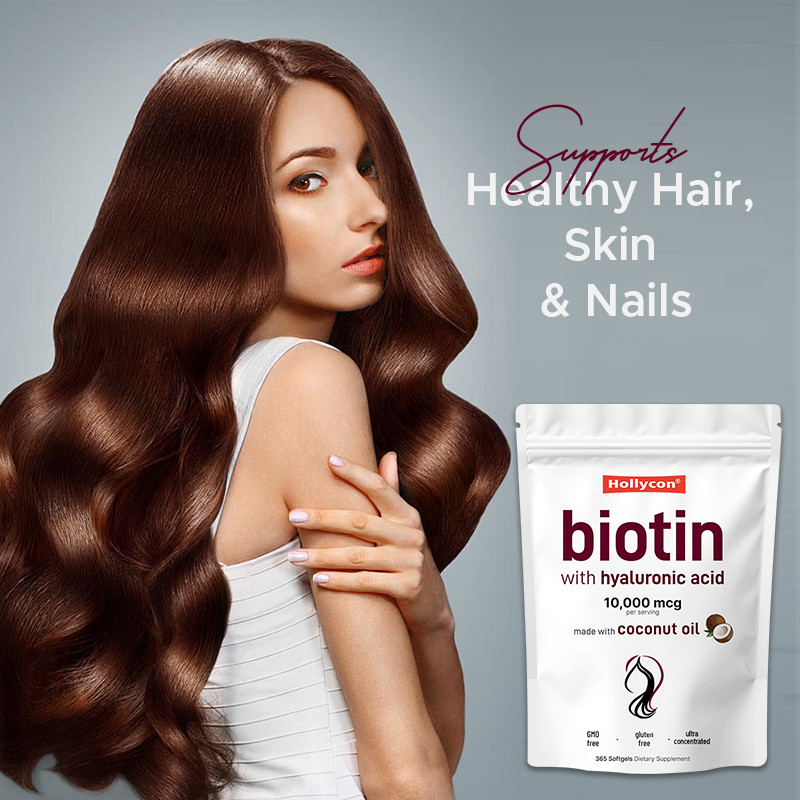 Biotin Supplement 10,000mcg Biotin Softgels For Healthy Hair And Skin Biotin Softgels