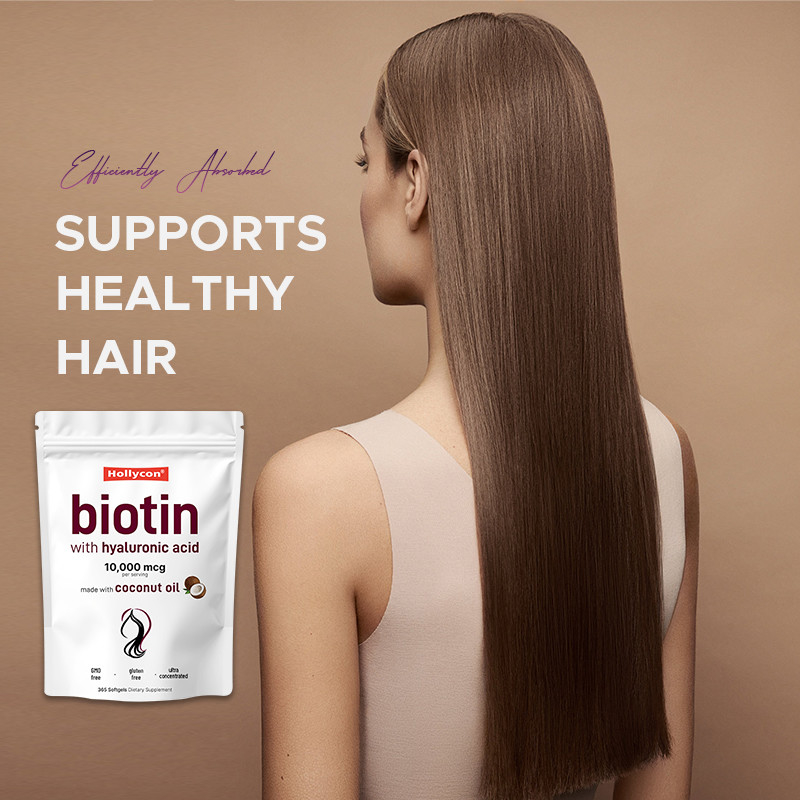 Biotin Supplement 10,000mcg Biotin Softgels For Healthy Hair And Skin Biotin Softgels