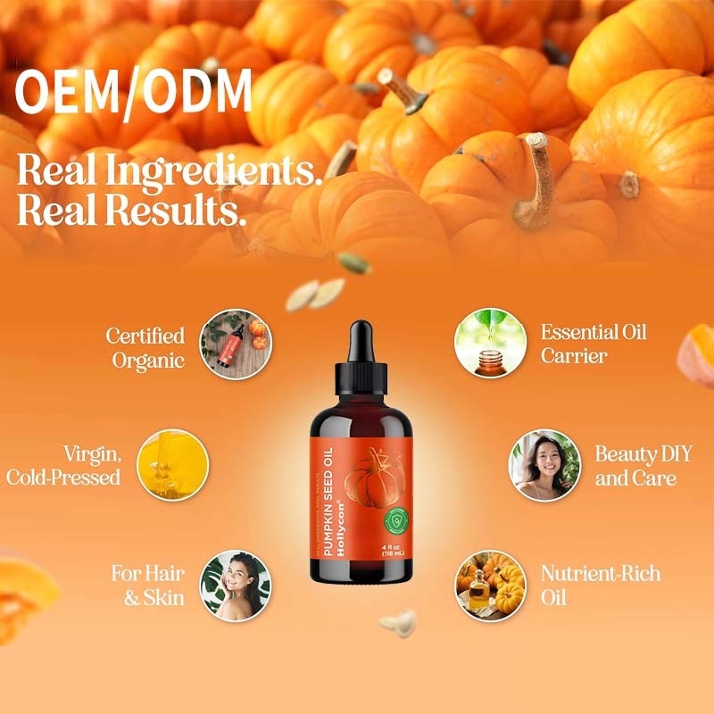 OEM Organic Pumpkin Seed Oil 100% Pure Pumpkin Seed Oil For Hair Growth