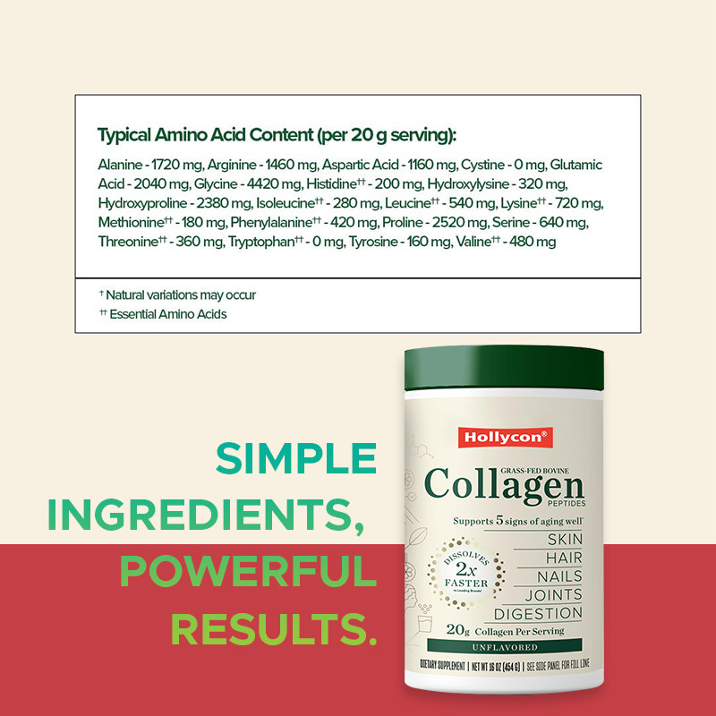OEM Collagen Powder For Hair Skin Nails Support 20g Collagen Peptides Protein Powder