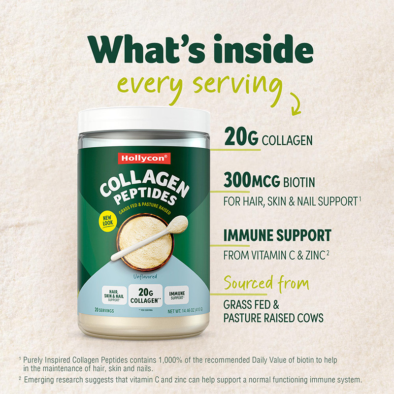 Collagen Powder For Hair Support 20g Collagen Peptides Protein Powder For Immune Support