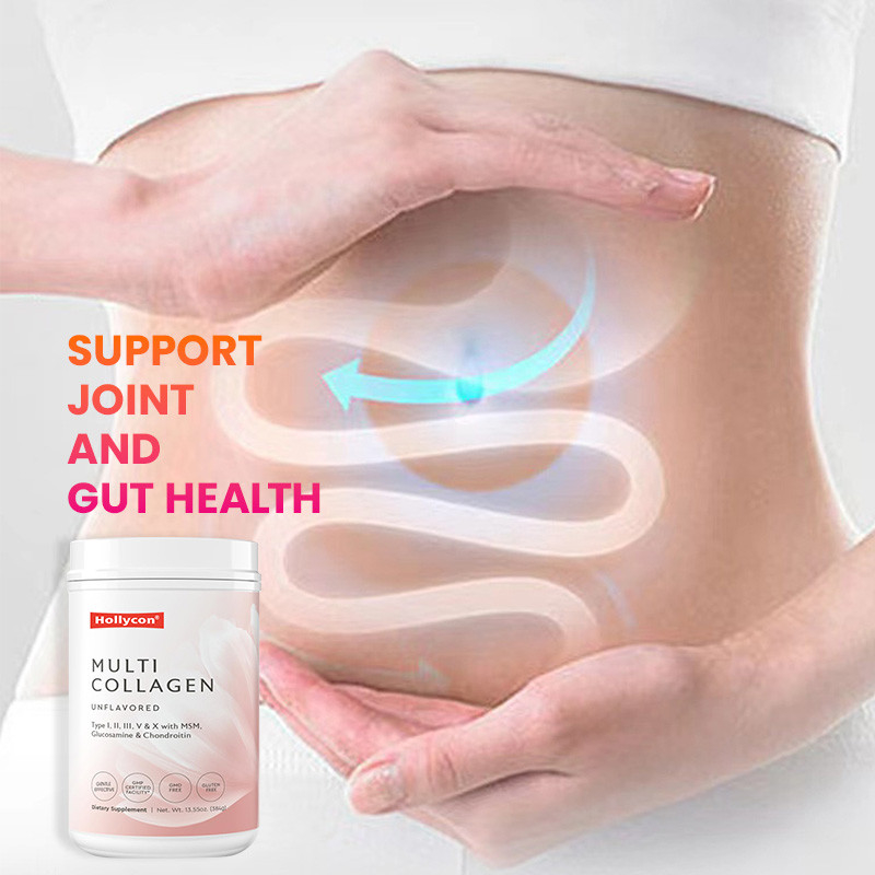 OEM Multi Collagen Powder For Hair Support Hydrolyzed Collagen Peptides Protein Powder