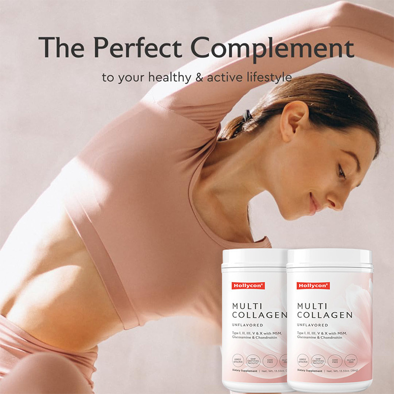 OEM Multi Collagen Powder For Hair Support Hydrolyzed Collagen Peptides Protein Powder