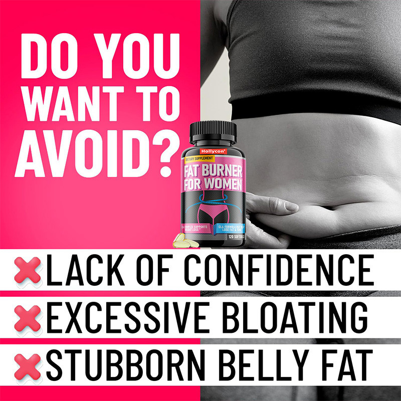 Slimming Capsule Belly Fat Burner For Women Weight Loss Pills Fat Burning Softgels