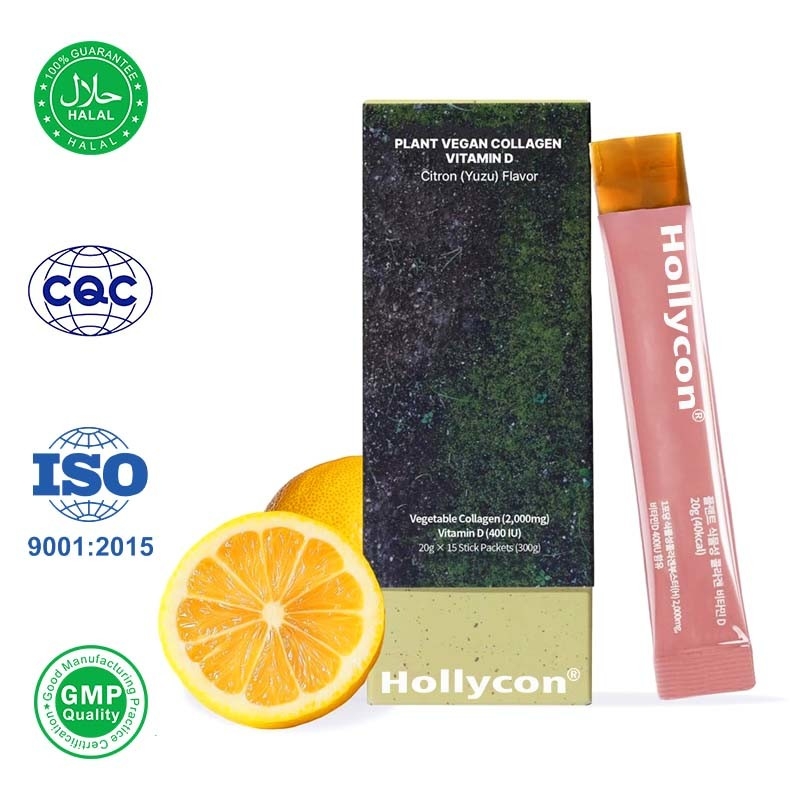 Vegan Collagen Jelly Sticks With Vitamin D3 400IU For Supports Healthy Bones