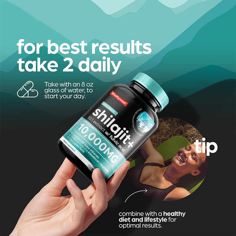OEM Pure Himalayan Shilajit 10000mg Organic Shilajit Capsules For Immune Support