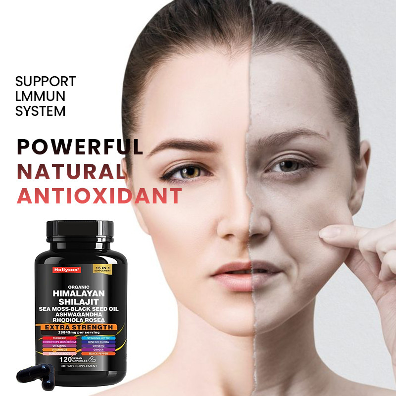 OEM Organic Pure Himalayan Shilajit Capsules For Immune Support Shilajit Capsules