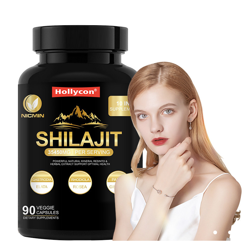 Pure Himalayan Organic Shilajit Supplement For Immune Support 25000mg Shilajit Capsules