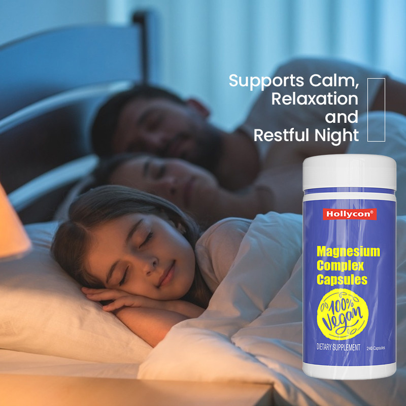 Magnesium Supplement For Calm Support Magnesium Complex Capsules For Bone Support