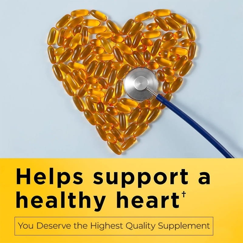 Fish Oil Omega 3 Supplements 1200 mg Softgels Omega 3 Fish Oil for Healthy Heart Support 230 Softgels 115 Day Supply