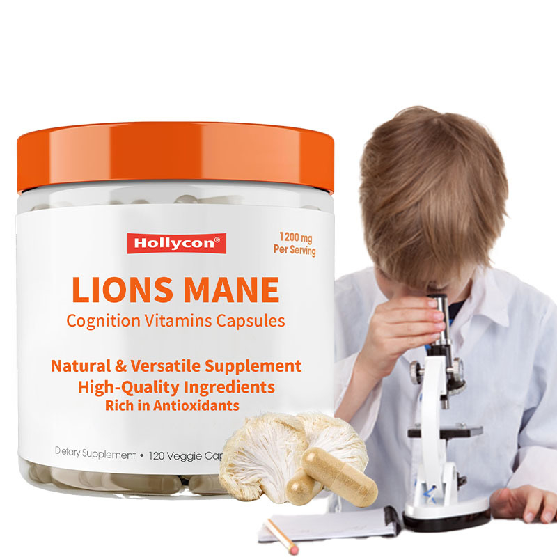 Factory Supports Clarity Focus Combat Oxidative Stress Supporting Overall Wellness Vitality Lions Mane Cognition Vitamins Capsules