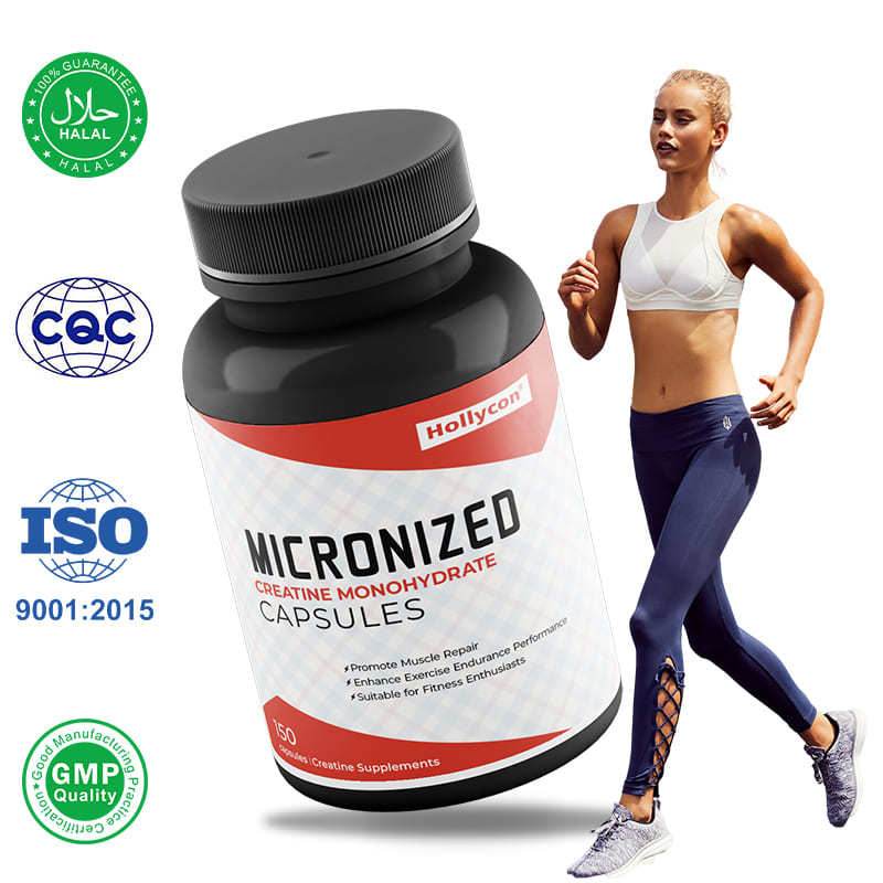 Micronized Creatine Monohydrate Capsules OEM Factory Muscle Energy Capsules for Adult Promote Muscle Repair 