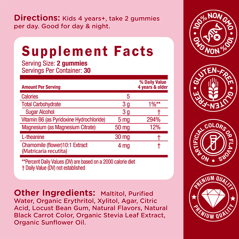 Magnesium Gummies Hot Selling Magnesium Supplements for Adult Stress Relief Promote Mental Focus Aid in Sleep Preparation