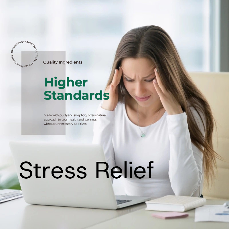 Mood Support Gummies OEM Factory Magnesium Gummies for Adult Stress Relief Promote Mental Focus Enhance Sleep Quality 