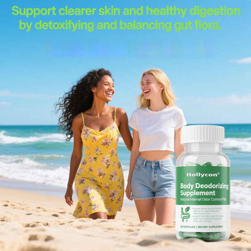 Body Deodorizing Supplement – Natural Internal Odor Control Pills for Men & Women | Chlorophyll Capsules for Breath, Body & Gut Health