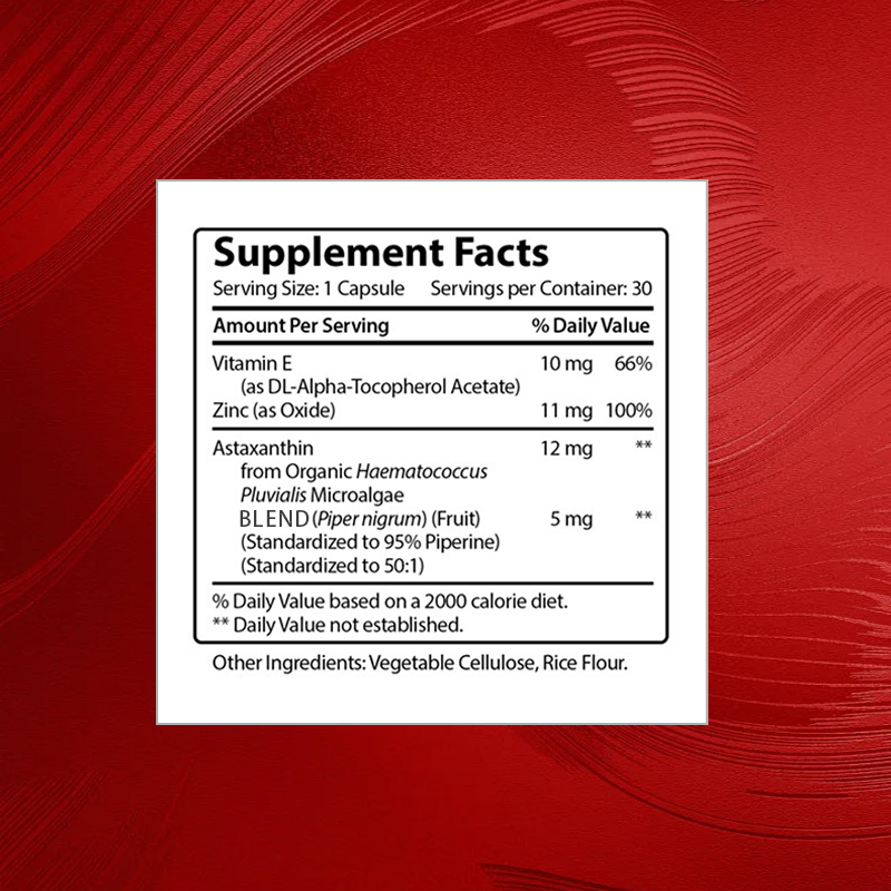 Astaxanthin Capsules Hot Selling Natural Astaxanthin Supplement for Adult Support Joint Protection Immune System Support 