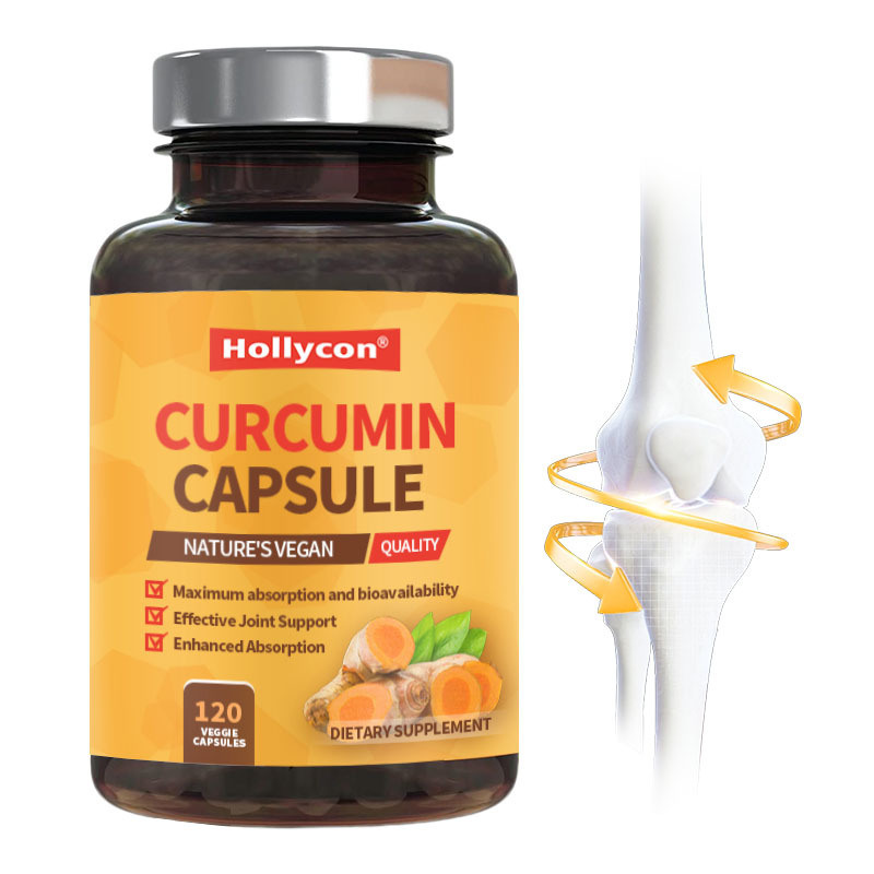 OEM Turmeric Curcumin Supplement with Organic Turmeric & Ginger Black Pepper for Best Absorption Joint Support Curcumin Capsule