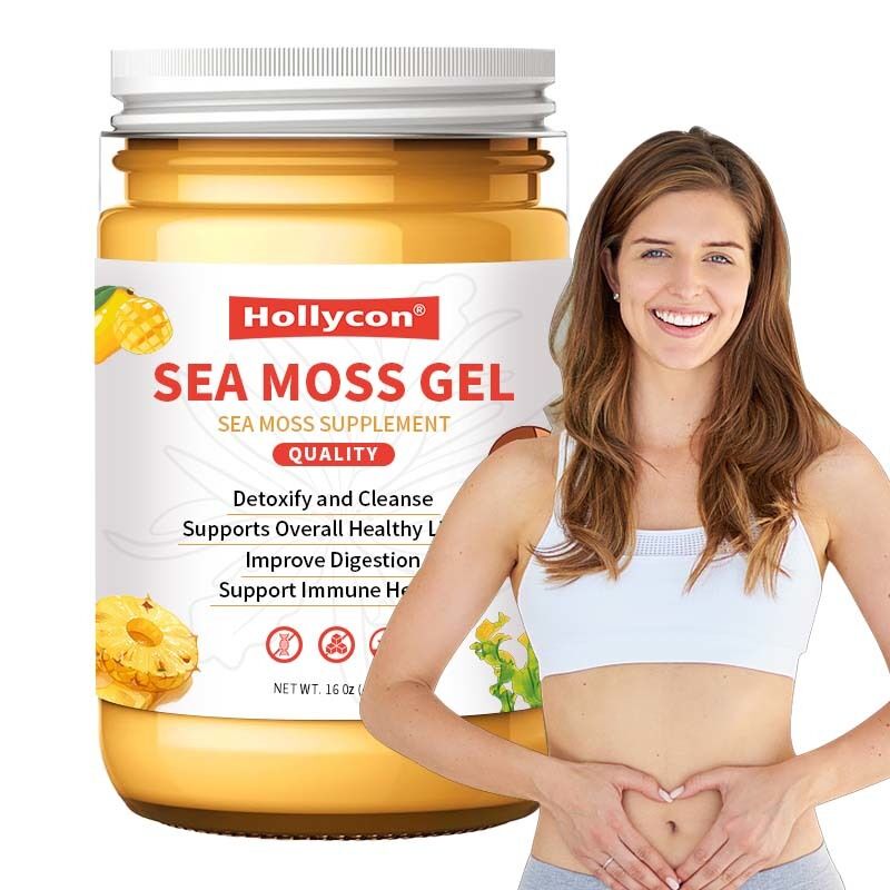 OEM Nutritious Raw Seamoss Detoxify and Cleanse Rich in Minerals Proteins Vitamins Health Sea Moss Sea Moss Gel