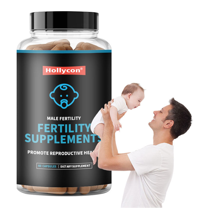OEM Male Fertility Booster Prenatal Optimal Sperm Count Motility Strength Ashwagandha Magnesium & Zinc Fertility Supplements