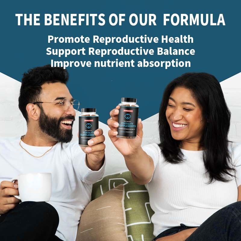 OEM Male Fertility Booster Prenatal Optimal Sperm Count Motility Strength Ashwagandha Magnesium & Zinc Fertility Supplements