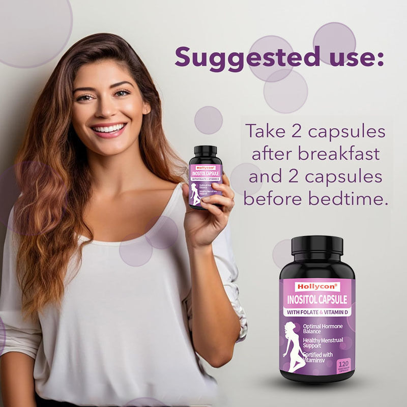 OEM Premium Inositol Supplement Inositol Plus Ratio Healthy Hormone Balance & Healthy Ovarian Support for Women Inositol Capsule