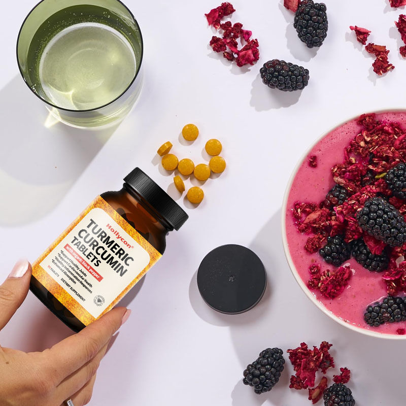 OEM Organic Turmeric Curcumin Supplement 1350 mg Each Natural Joint Support Black Pepper for Absorption Turmeric Curcumin Tablet