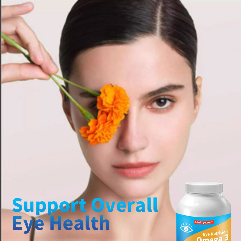 OEM 1200mg Omega 3 Supplement for Eye Nutrition Organic Flaxseed Triglyceride Fish Oil and Vitamin E Omega 3 Softgel