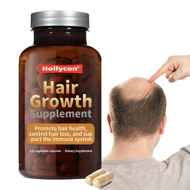 OEM Hair Growth Supplement for Genetic Thinning for Men and Women Control Hair Loss Immune System Hair Growth Capsules