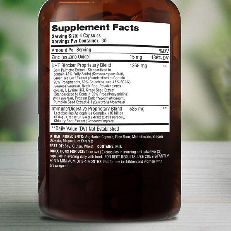 OEM Hair Growth Supplement for Genetic Thinning for Men and Women Control Hair Loss Immune System Hair Growth Capsules