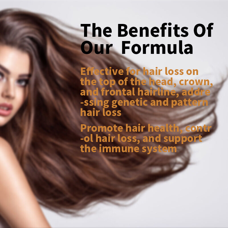 OEM Hair Growth Supplement for Genetic Thinning for Men and Women Control Hair Loss Immune System Hair Growth Capsules