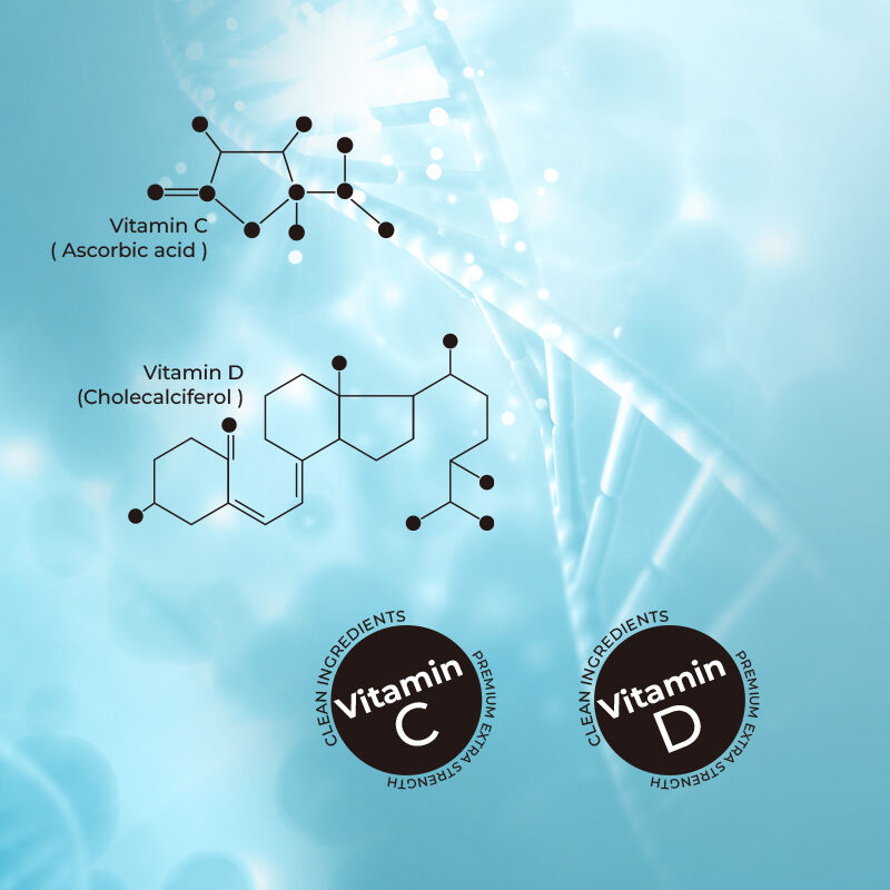 ODM OEM Customized Seaweed Gummy Candy Elderberry Candy Vitamin C D + Zinc Gummy Candy Seaweed Burdock Root Vegetarian Gummy