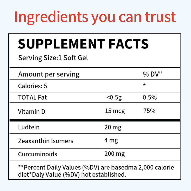 OEM Clinically Proven Supplement Dry Eyes to Hydrate Eyes Within for Long Lasting Relief Relieve Dryness Eye Care Supplement