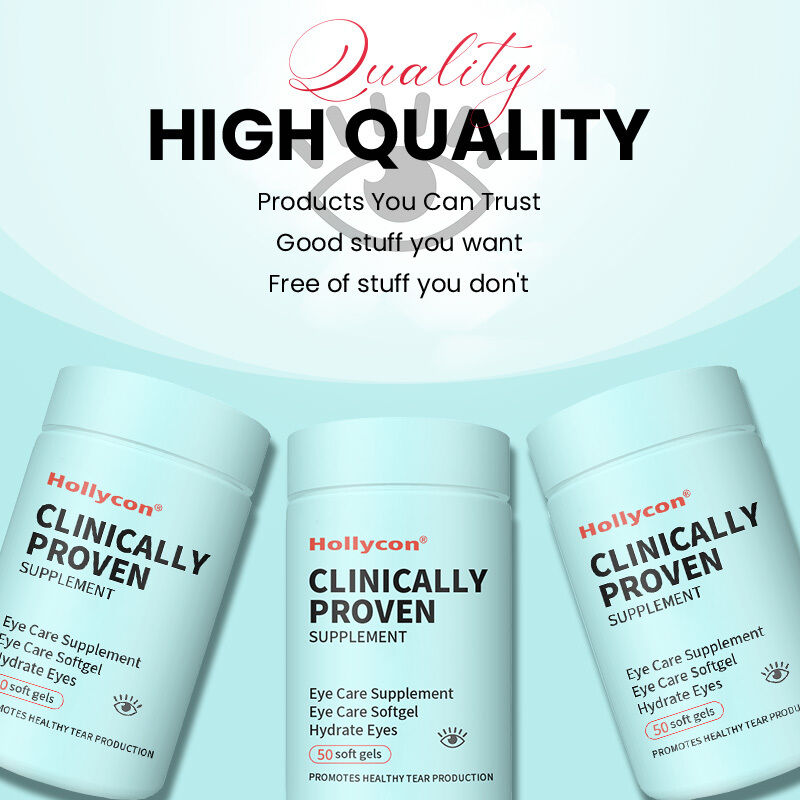 OEM Clinically Proven Supplement Dry Eyes to Hydrate Eyes Within for Long Lasting Relief Relieve Dryness Eye Care Supplement