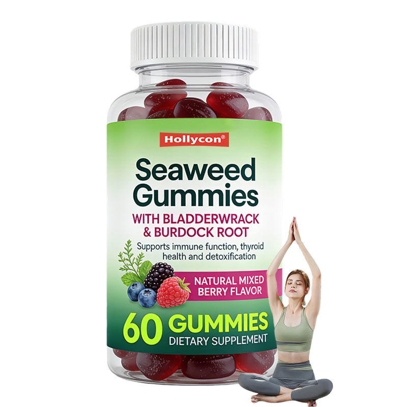 OEM/ODM Marine Seaweed Capsules Adult Immune & Overall Wellness Natural Cleansing Supplement Gluten-Free