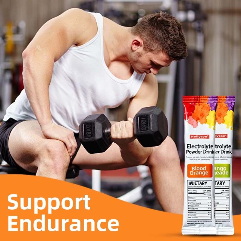 Electrolyte Powder Sachets with Sodium Potassium Magnesium for Rapid Hydration and Endurance Sports Performance