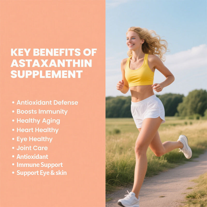 Natural 10% High Potency Antioxidant From Haematococcus Pluvialis for Skin & Eye Support Astaxanthin Softgels