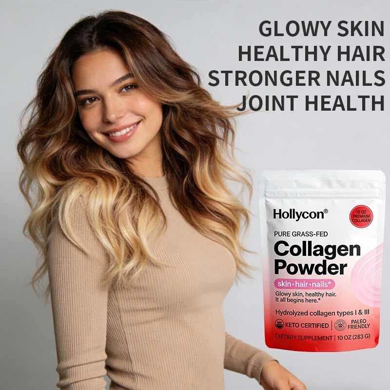 Factory Collagen Peptide Powder | Supports Glowy Skin, Hair, Nails & Joint Health Daily Dietary Supplement