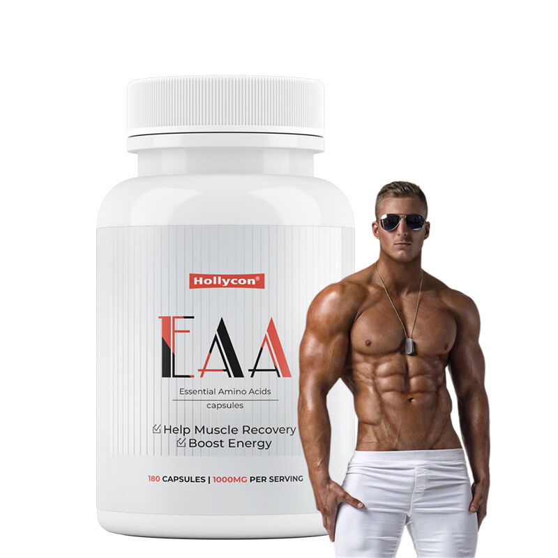 Essential Amino Acids (EAA) Capsules High Potency BCAA for Muscle Recovery Energy Focus & Lean Athletic Performance