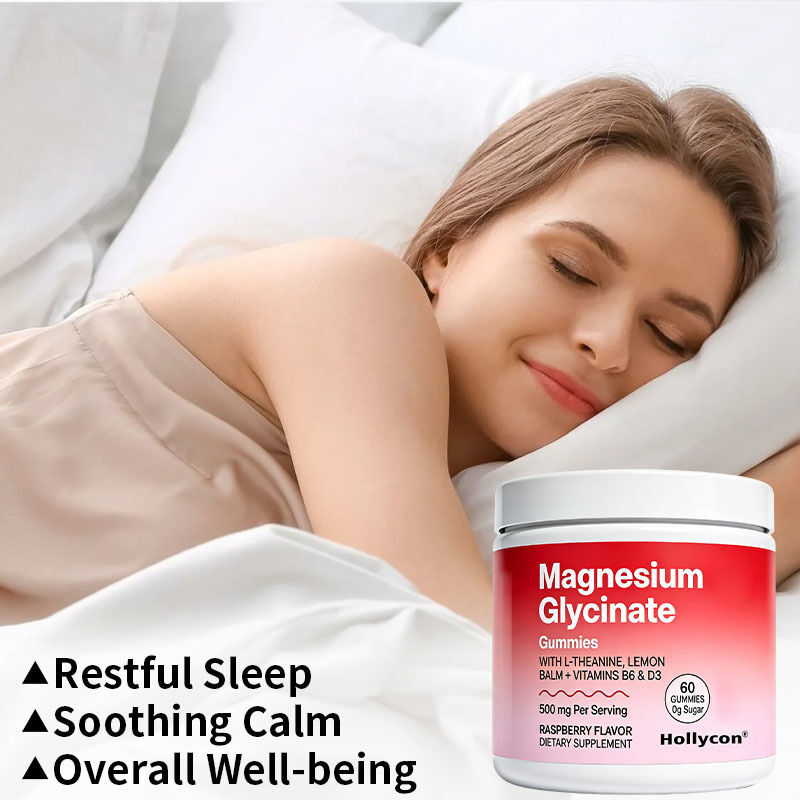 Customized Magnesium Glycinate Gummies for Adults & Kids - with L-Theanine & Lemon Balm for Restful Sleep & Relaxation Support