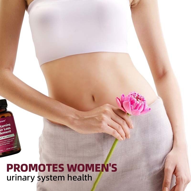 Multi-Vitamin Compound Hair Vitamin Capsules with Private Label Customization and 60 Capsules per Bottle