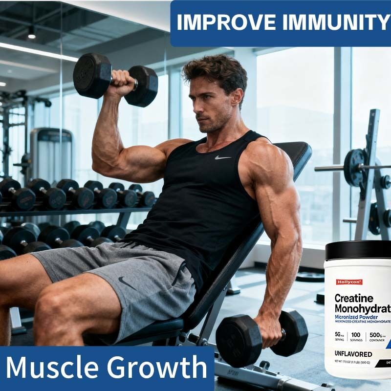 High Purity Micronized Creatine Monohydrate Powder for Fitness Daily Nutrient Supply with Easy Dissolving Texture