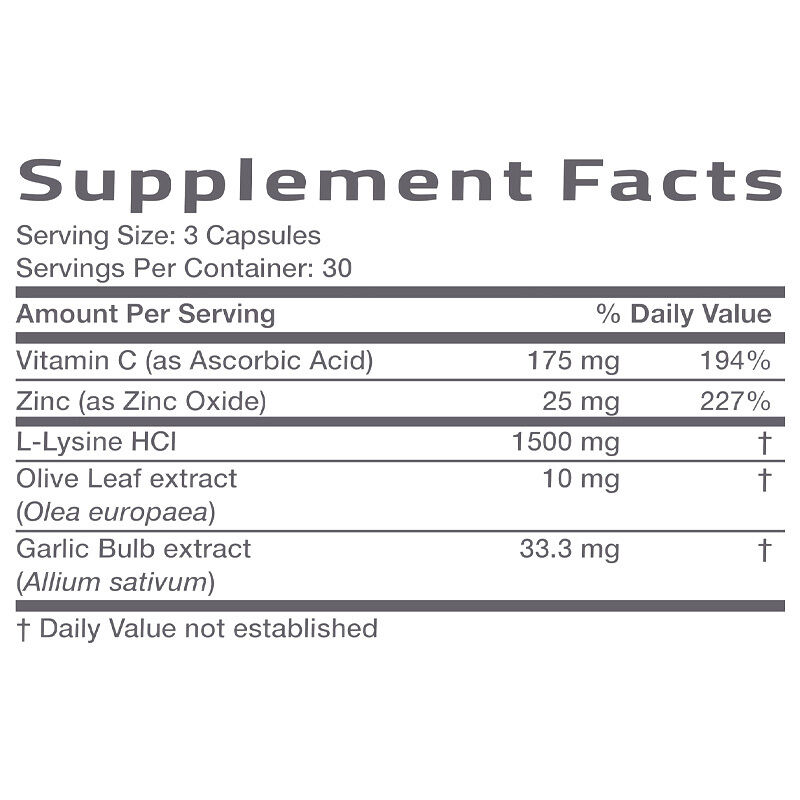 Private Label Customizable L-Lysine Amino Acid Capsules for Maintaining Muscle Balance with 24 Months Shelf Life
